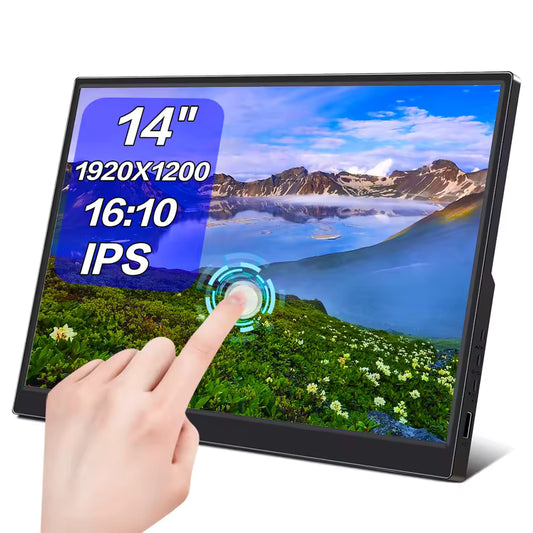 Touchscreen Portable Monitor 14/15.6/16 inch HD LED Display Laptop Monitor Travel Monitor