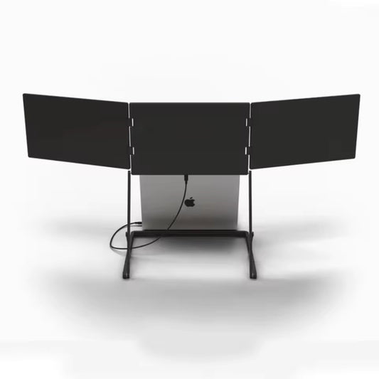 OEM Laptop Display Portable Screen Extender Dual Triple Quad Four 15.6 Inch 1080P LCD TYPE C Tri Screen Monitor for Laptop