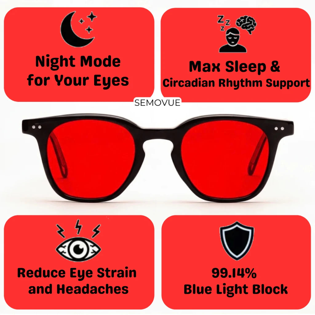 Red Lens - Sleep Glasses · Night Protection