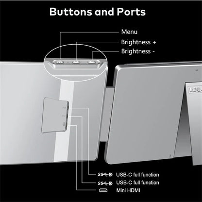 SemoVue™ -  Visture2 Dual Triple Screen Extender