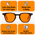 Orange Lens - Focus Glasses · Evening Protection