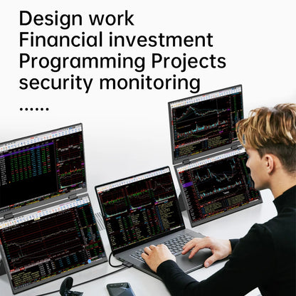 SemoVue™ - Folding Portable Monitor Dual Touch 15.6"