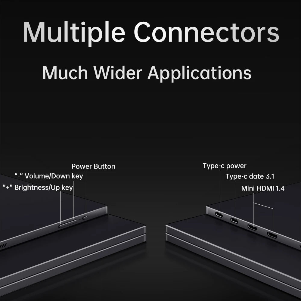 SemoVue™ - Folding Portable Monitor Dual Touch 15.6"