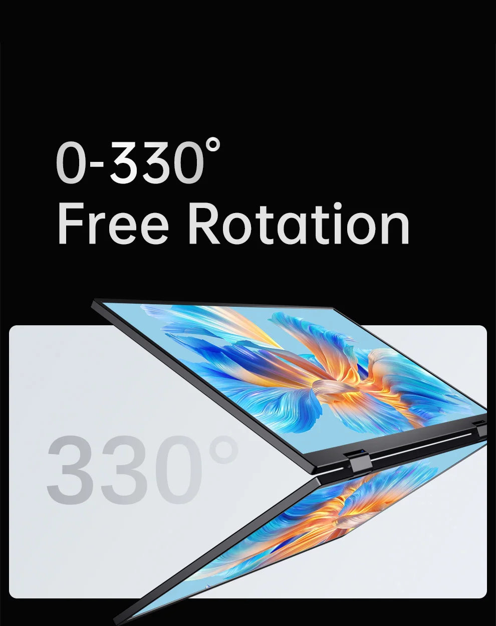 SemoVue™ - Folding Portable Monitor Dual Touch 15.6"