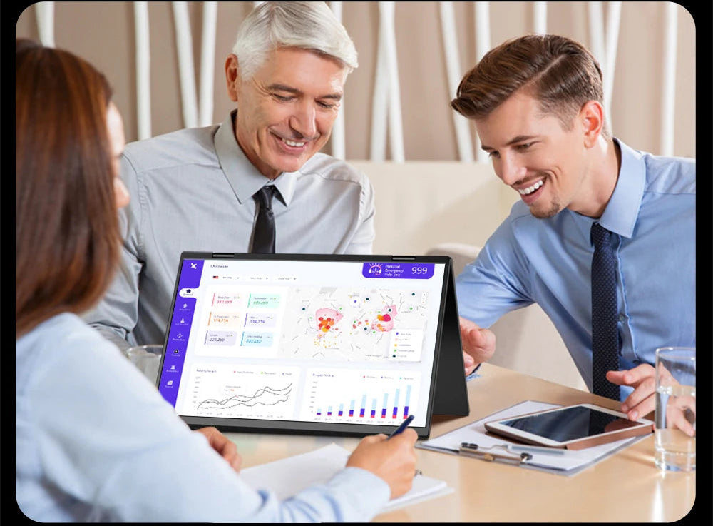 SemoVue™ - Folding Portable Monitor Dual Touch 15.6"