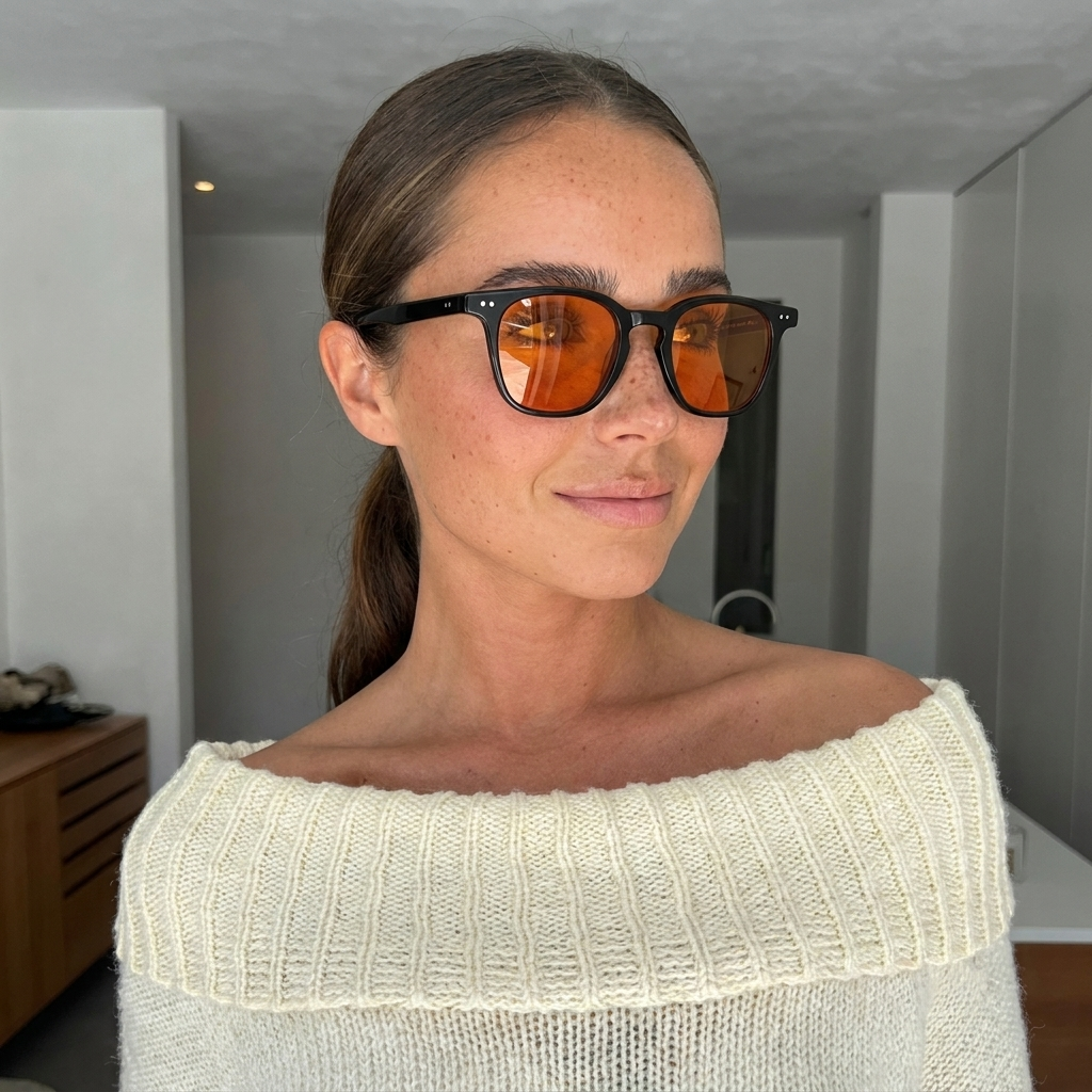 Orange Lens - Focus Glasses · Evening Protection
