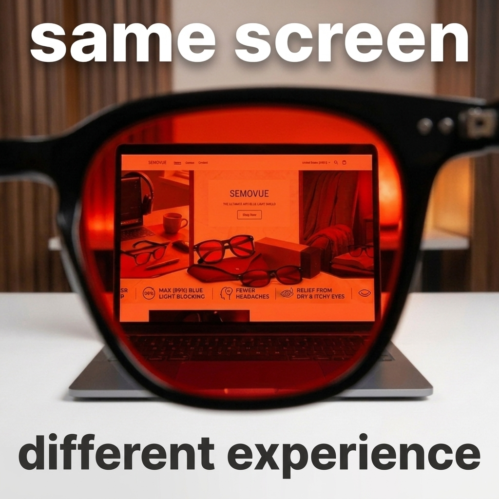 Evenings at the screen, without the tired eyes