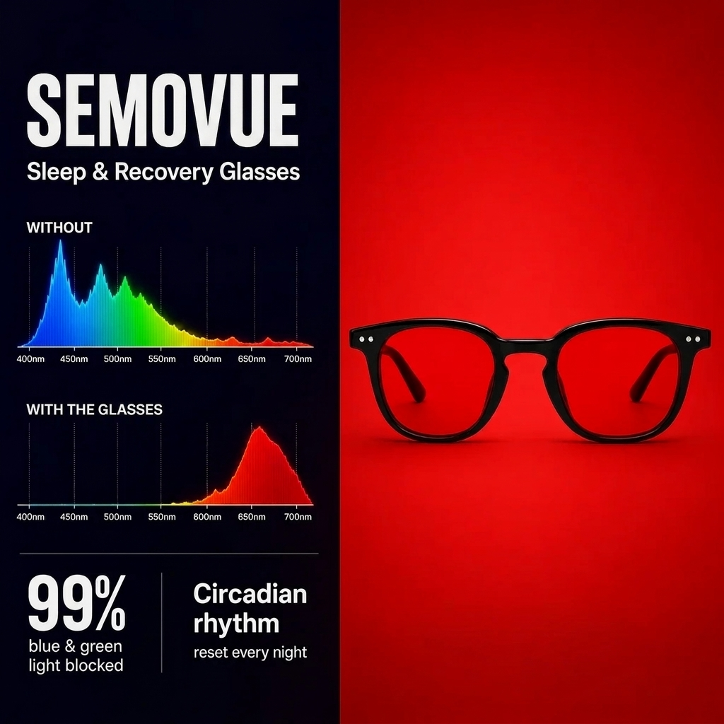 Red Lens - Sleep Glasses · Night Protection